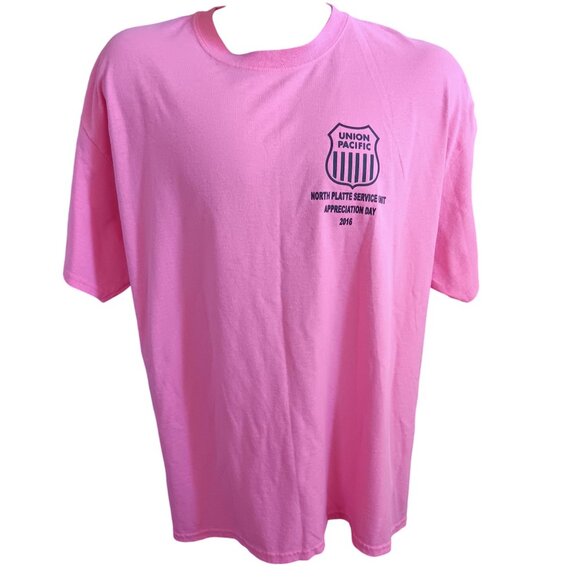 Men's XL T-shirt Union Pacific North Platte Service Unit Appreciation Day 2016 - Picture 2 of 3